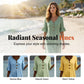 🎉 2026 Sale — Over 31,600 Sold 🔥 Women Solid Ruffle Sleeve V-Neck Midi Dress – Summer Casual Dress 🌸