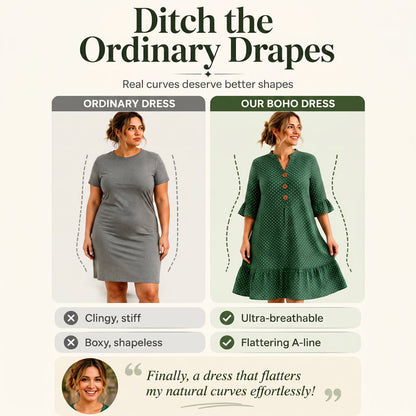 👗Women's Summer Polka Dot Dress with Ruffle Sleeves – Effortlessly Chic & Flattering ✨