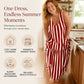 Women's Striped Sleeveless Maxi Dress