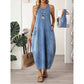 🏆LAST DAY SALE 50% OFF🔥Women's Sleeveless Maxi Denim Dress with Pockets