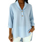 ⌛Limited-time offer-Women's Shawl Collar Button Front Blouse