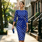 💥50% off on the last day-Women's Retro Elegant Polka Dot Dress