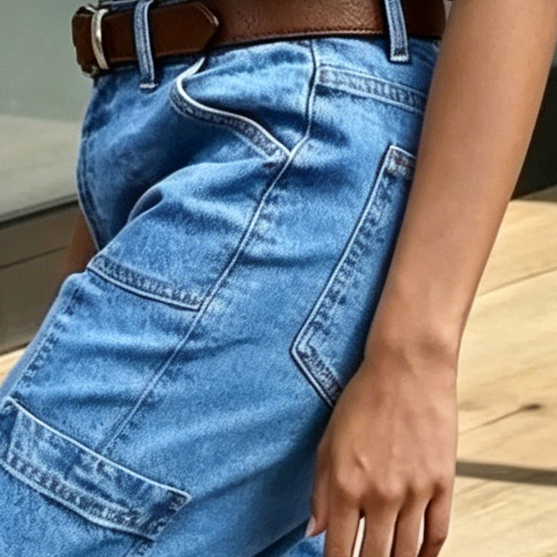 📢Mid-Season Sale: 50% off – limited time ⏰Women's Casual Stretchy Cropped Denim Pants
