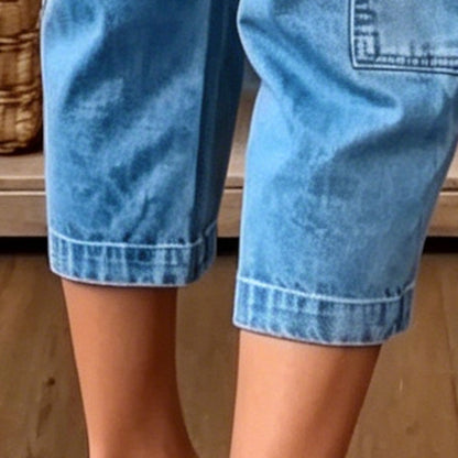 📢Mid-Season Sale: 50% off – limited time ⏰Women's Casual Stretchy Cropped Denim Pants
