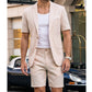 Men's Short Sleeve Suit 2-Piece Set【FREE SHIPPING】