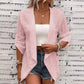Women's Casual Textured Open Front Cardigan
