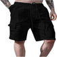 Men's Cotton Linen Multi-Pocket Breathable Shorts