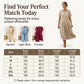 Women's Button-Front Short Sleeve Maxi Dress