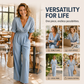 ⏳Limited-time 50% off⏰Women's Elegant V-Neck Wide-Leg Jumpsuit👚👖