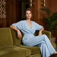 ⏳Limited-time 50% off⏰Women's Elegant V-Neck Wide-Leg Jumpsuit👚👖