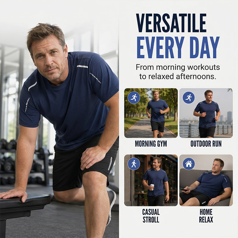 Men's Quick-Dry T-Shirt & Shorts Set