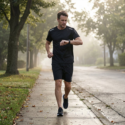 Men's Quick-Dry T-Shirt & Shorts Set