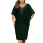 ⌛Limited-Time Offer-Women Elegant V Neck Evening Dress