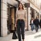 Women's High-Waisted Stretchy Straight Leg Jeans