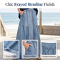 Women Casual Denim Maxi Skirt