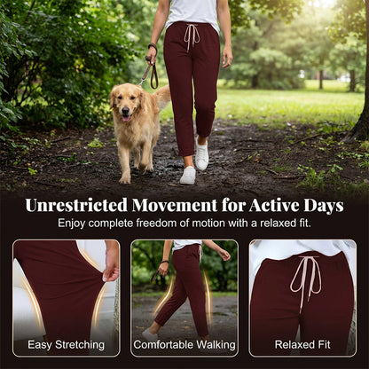 Women's Casual Drawstring Tapered Pants