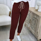 Women's Casual Drawstring Tapered Pants