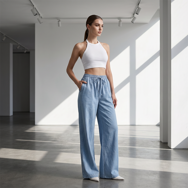 Women's Casual Straight-Leg Pants