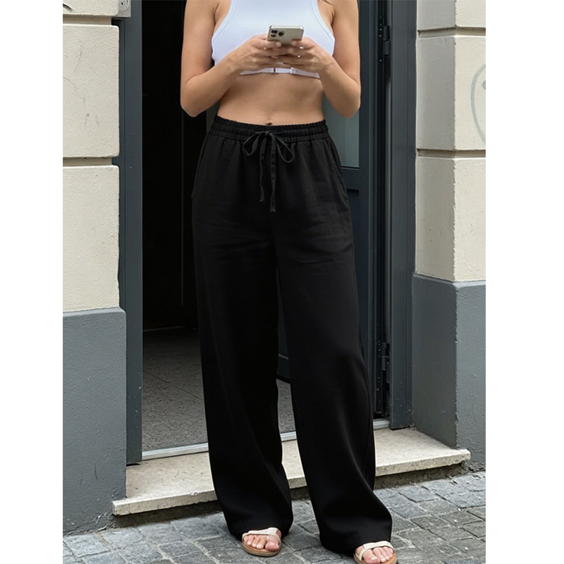 Women's Casual Straight-Leg Pants