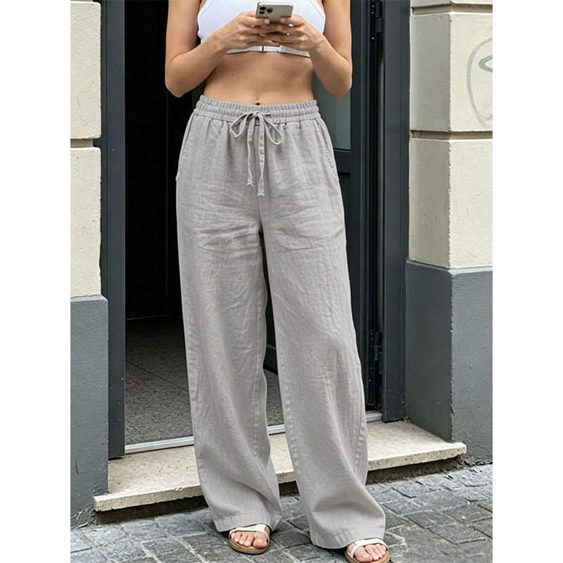 Women's Casual Straight-Leg Pants