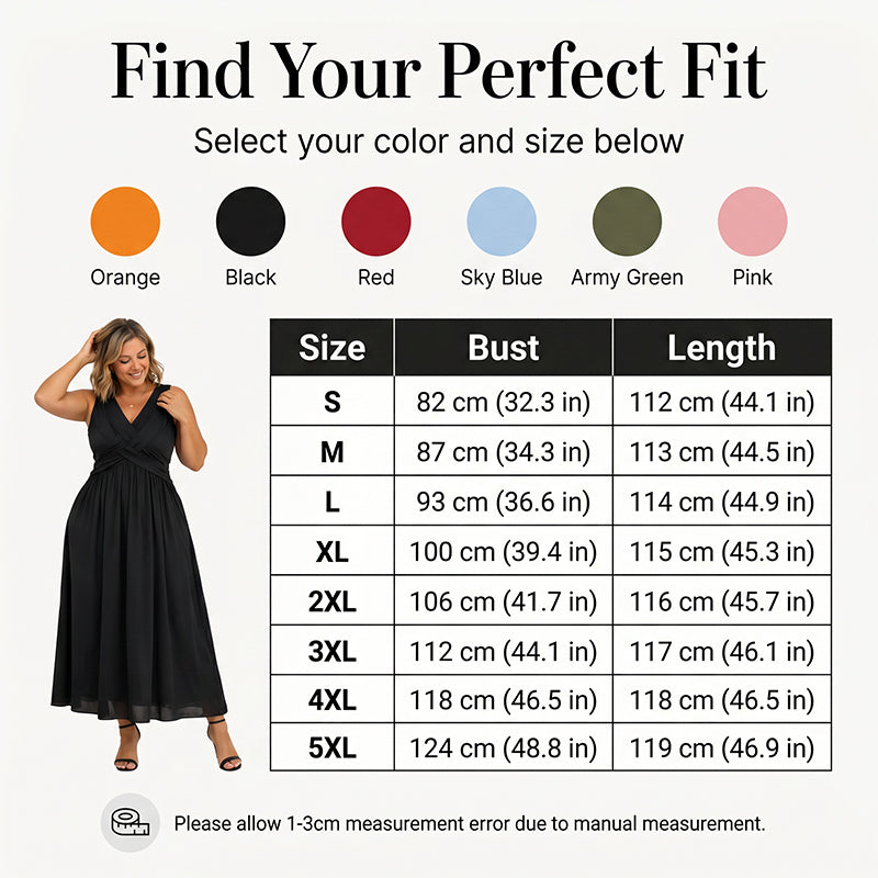 Women's Sleeveless V-Neck Twisted Dress
