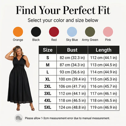 Women's Sleeveless V-Neck Twisted Dress