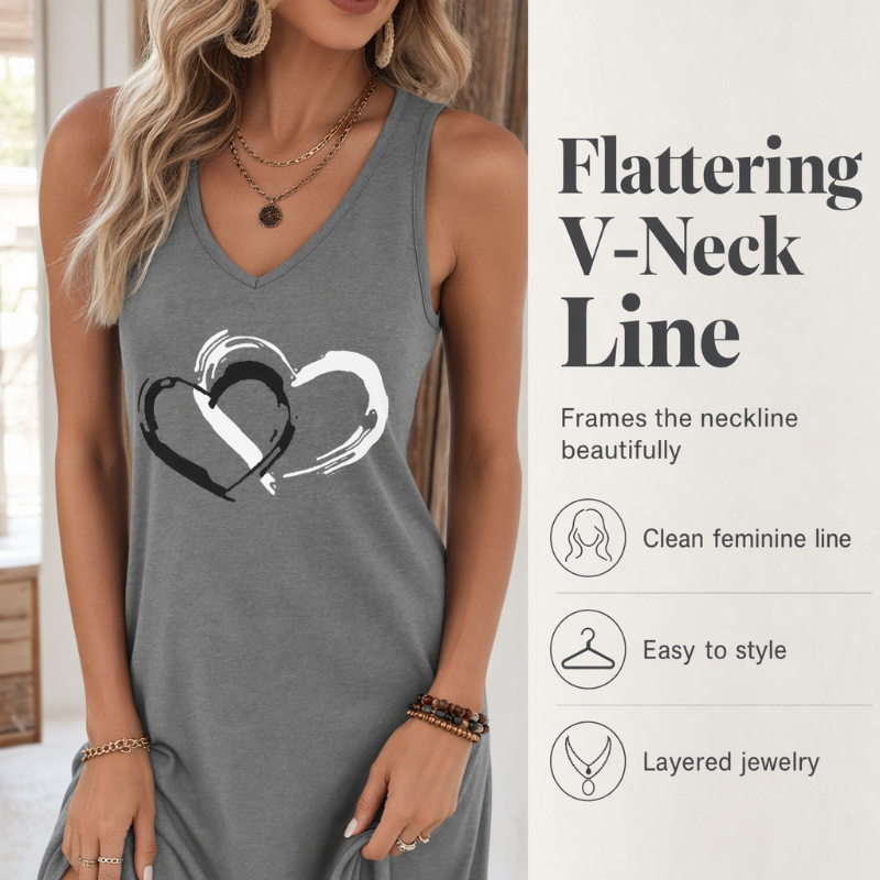 ⌛Limited-Time Offer-Women Sleeveless Loose Tank Dress