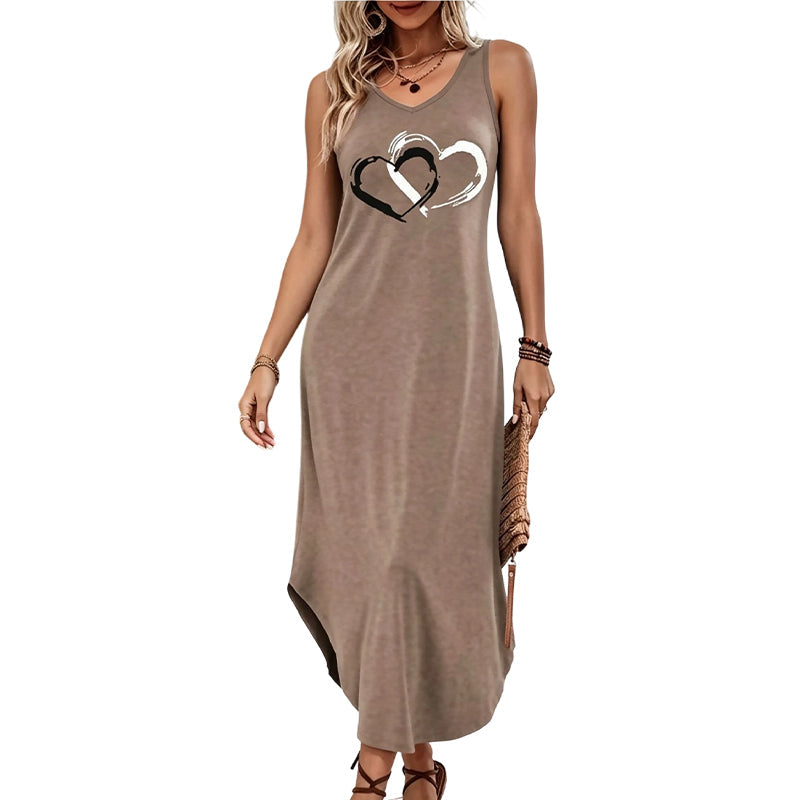 ⌛Limited-Time Offer-Women Sleeveless Loose Tank Dress