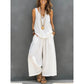 🌸New Arrivals & Special Offers-Women's Solid V-Neck Tank & Pants Set