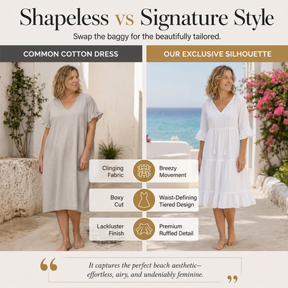 👗 Tiered Tassel A-Line Dress – Breezy & Flowy for Sunny Days