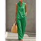 👗 LIMITED-TIME 50% OFF! Women's Stand Collar Sleeveless Top & Wide Leg Pants 2 Piece Linen Outfit Set