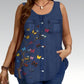 Women's Summer Butterfly Print Tank Top