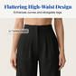 👖Women High Waist Solid Wide Leg Trousers – Slimming Long Straight Cut & Wrinkle Resistant Fabric 💕
