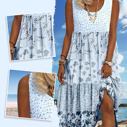 Boho Style Sleeveless Dress For Women