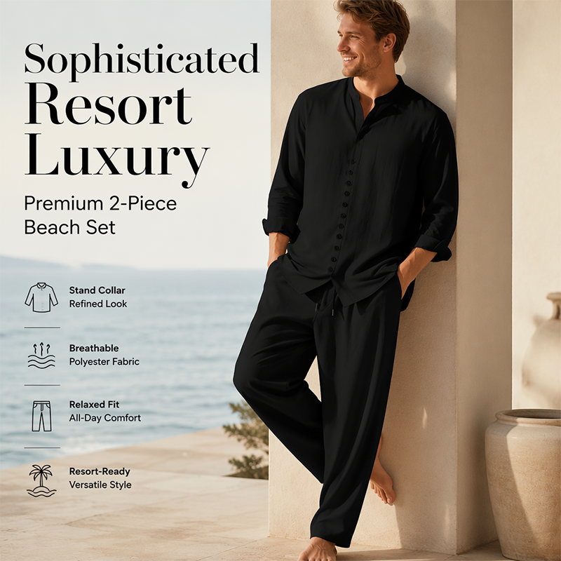 📢📢40% OFF !! ⏰Men's Minimalist Casual Shirt and Pants Set