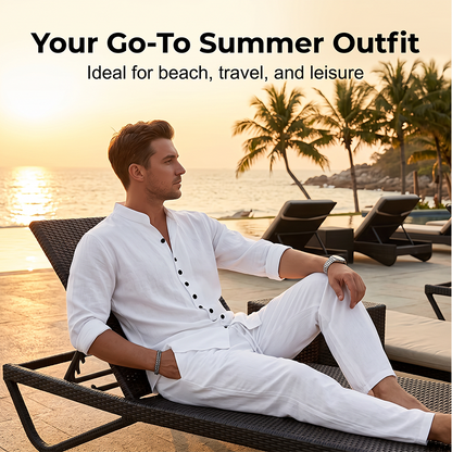 📢📢40% OFF !! ⏰Men's Minimalist Casual Shirt and Pants Set