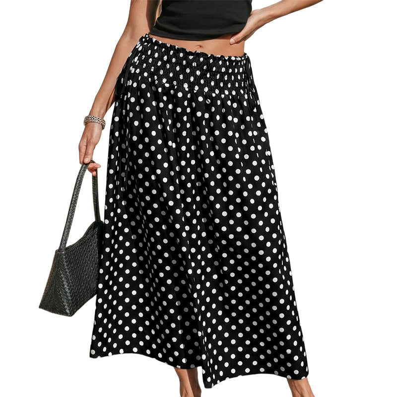 ⏳Limited-time 50% off⏰Women's Polka Dot Midi Skirt🌟👗