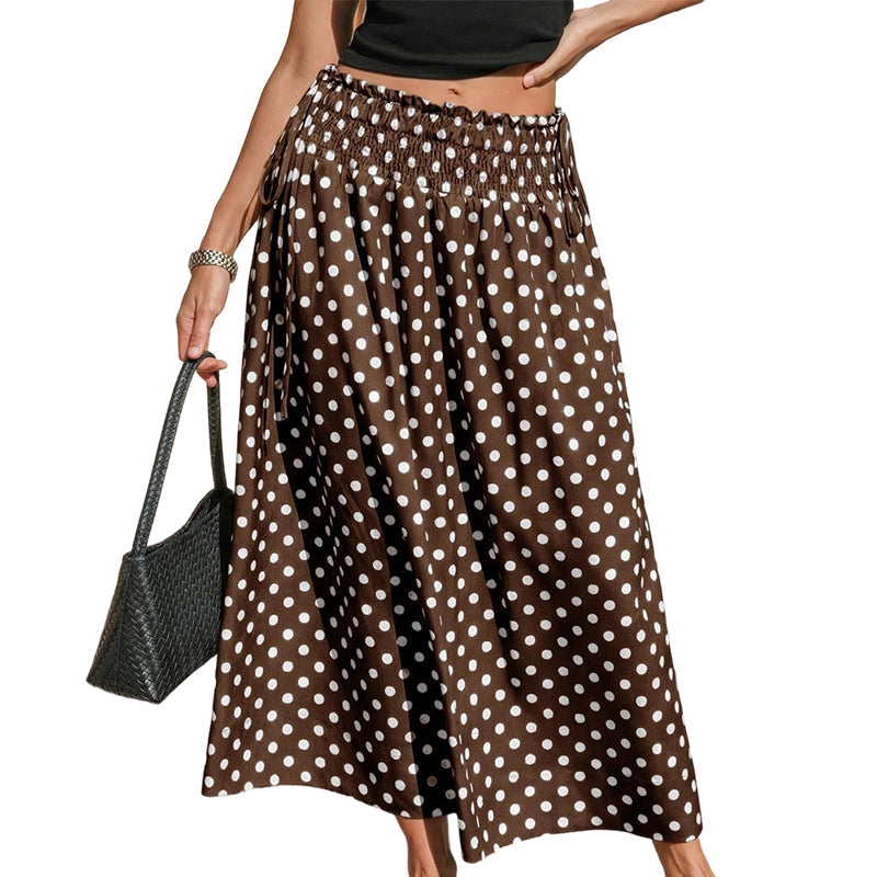 ⏳Limited-time 50% off⏰Women's Polka Dot Midi Skirt🌟👗