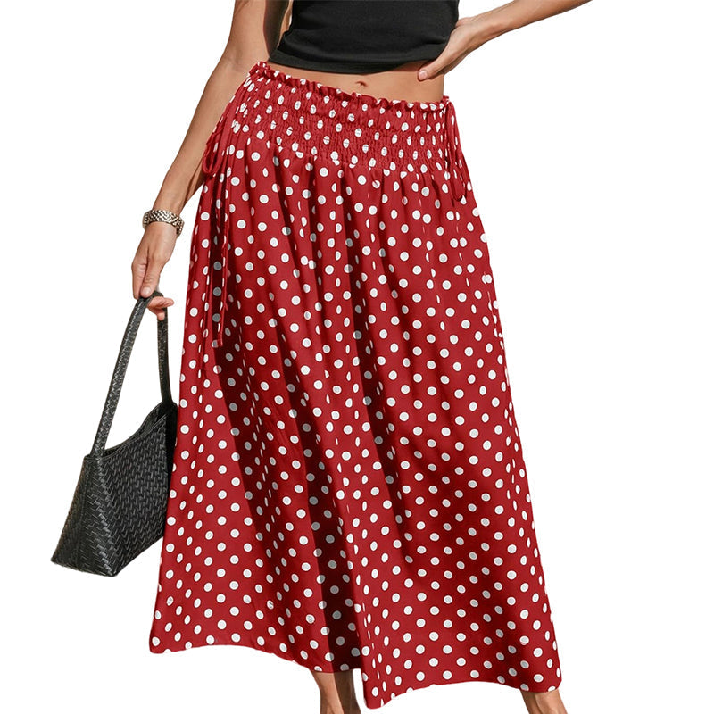 ⏳Limited-time 50% off⏰Women's Polka Dot Midi Skirt🌟👗