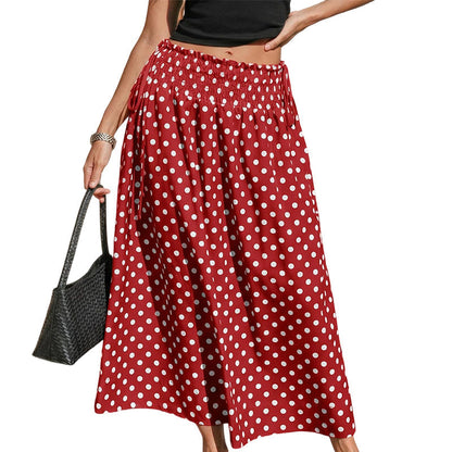 ⏳Limited-time 50% off⏰Women's Polka Dot Midi Skirt🌟👗