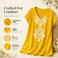 Women's Casual V Neck Printed Dress