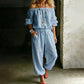 Women's Off Shoulder Jumpsuit