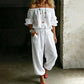 Women's Off Shoulder Jumpsuit