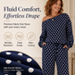 Women's Off-Shoulder Polka Dot 2-Piece Set