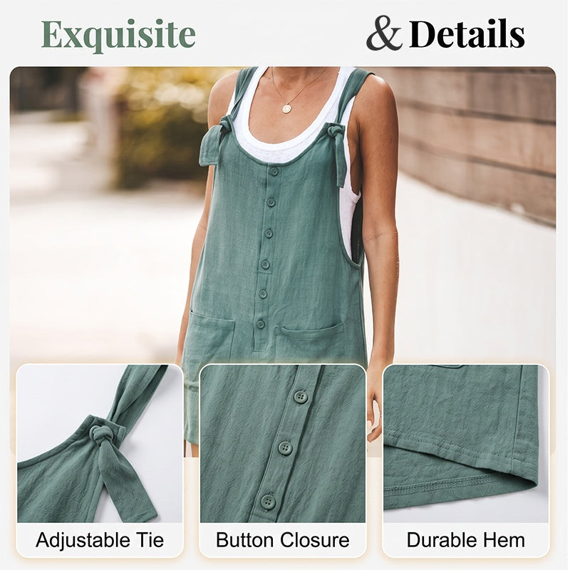Women's Casual Loose Jumpsuit with Pockets