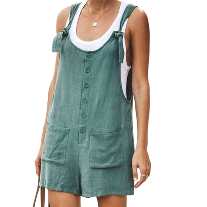 Women's Casual Loose Jumpsuit with Pockets