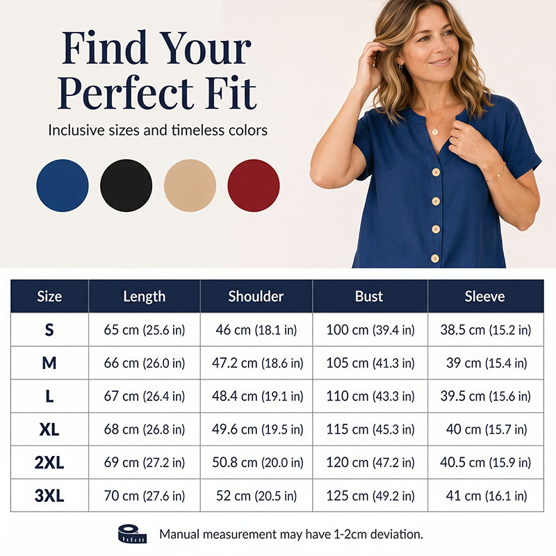 Women's Summer Casual V-Neck Top