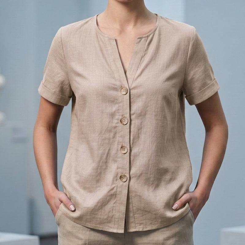Women's Summer Casual V-Neck Top