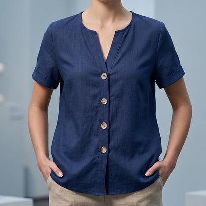Women's Summer Casual V-Neck Top