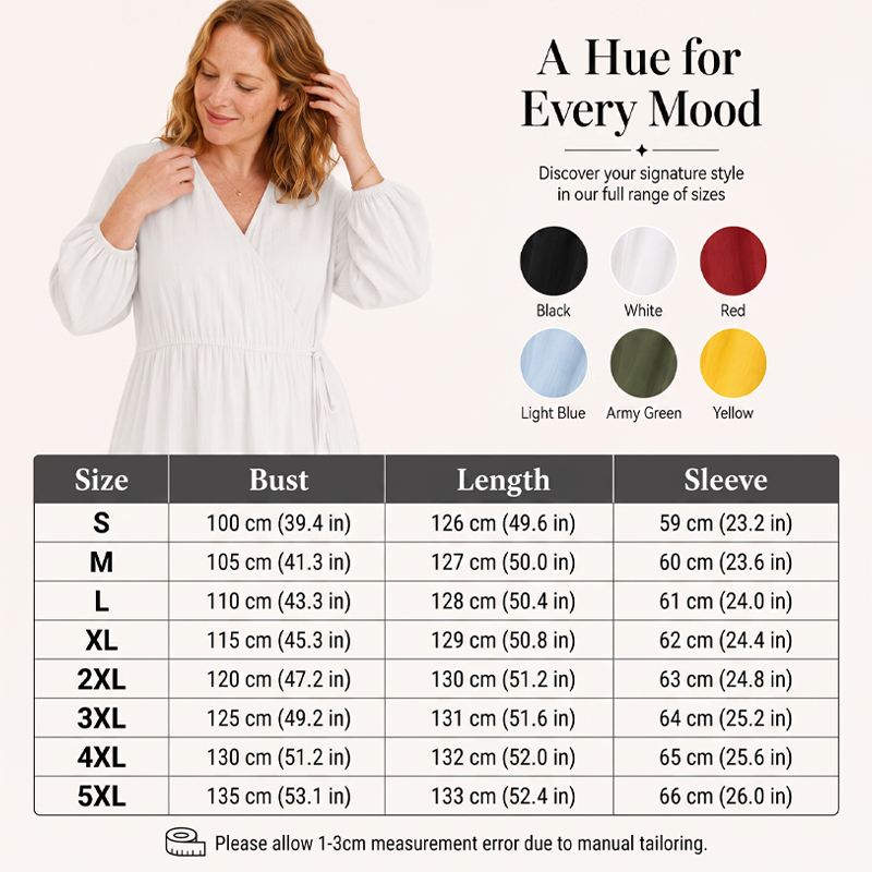 🌿Women's Cotton And Linen Elegant Tie Waist Dress
